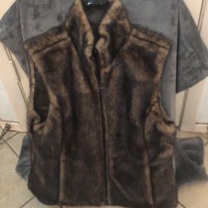 Brown Beaver vest